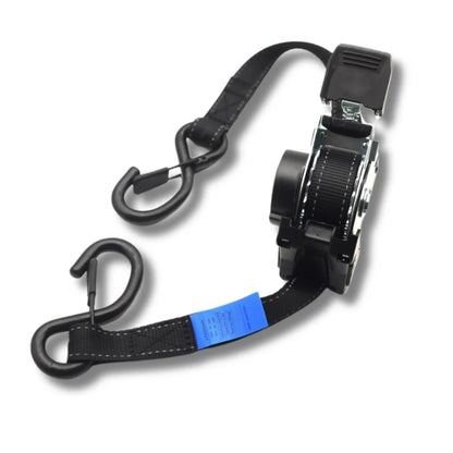 Retractable Ratchet Strap - 3.5M x 25mm (Black)