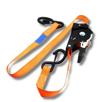 Retractable Ratchet Strap - 3.5M x 25mm (Orange)